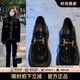 Cmxvz Kabot樂(lè)福鞋女2025新款夏季爆款厚底英倫風(fēng)小皮鞋松糕底瑪麗珍軟底單鞋 黑色漆皮 37