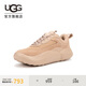UGG春季新款系帶厚底圓頭老爹休閑鞋1166011DRI|淺木褐色38