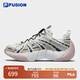FILA FUSION斐樂(lè)潮牌女鞋2025夏季新款網(wǎng)面透氣運(yùn)動(dòng)鞋女脊骨鞋2 灰白/霧灰-MF 37.5