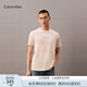 Calvin KleinJeans25春夏男士休閑通勤ck字母純棉圓領(lǐng)針織短袖T恤4RB843G