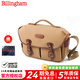 白金漢（Billingham）Hadley Pro休閑專業(yè)單肩斜挎相機包單反微單攝影包6升適用于佳能5D4尼康D850索尼富士通勤通用包 卡其帆布/棕褐色皮 505233-70