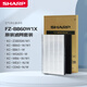 夏普空氣凈化器濾網(wǎng)原裝套裝FZ-BB60W1X適配-BB60/BB61/W1/WG605/BD60/WB6/W380S/ZWE61/CD60濾芯配件
