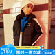 彪馬（PUMA）新款兒童保暖羽絨服男女童冬季舒適時(shí)尚柔軟羽絨外套 黑色 128 cm