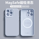 夢(mèng)想可嘉適用蘋(píng)果15pro手機殼 iphone15pro保護套Magsafe磁吸充電全包超薄防摔液態(tài)硅膠簡(jiǎn)約男女款 遠峰藍