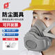 普達(dá)防塵口罩濾棉面具8005面罩送20片棉煤礦專用防切割打磨工業(yè)粉塵裝修工地電焊勞保防毒半面罩 橡膠8005面罩【送20片濾棉】 標(biāo)準(zhǔn)