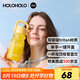 HOLOHOLO大容量水杯子tritan男女士高顏值吸管杯學(xué)生軍訓(xùn)上學(xué)專用兒童便攜
