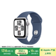 Apple/蘋果 Watch SE 智能手表GPS款40毫米銀色鋁金屬表殼丹寧色運(yùn)動(dòng)型表帶S/M MXF13CH/B