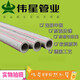 偉星管材PPR冷熱水管家用自來水202532家裝熱熔灰色工程專用管 六分灰色25*3.5厚熱水管
