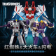 變形金剛（TRANSFORMERS）兒童男孩玩具經(jīng)典場景系列爭權(quán)奪利套裝 紅蜘蛛&大火車&閃電G2893