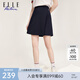 ELLE ACTIVE 百搭純色運(yùn)動(dòng)半裙夏季時(shí)尚休閑舒適透氣防走光安全褲短裙女 寶藍(lán)色 M