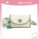 凱蒂貓（hellokitty）正品女包甜美少女心Kitty貓小方包多巴胺粉色信封包單肩斜挎包 淺綠色