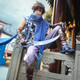 班達熊瀾cos服周邊王者榮耀動漫展cosplay全套服裝王者農(nóng)藥游戲皮膚 瀾cos服全套+配飾+手套袖環(huán) S(身高165-170)