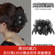 向晚發(fā)夾發(fā)卡花朵輕紗抓夾女顯發(fā)量發(fā)抓后腦勺盤發(fā)發(fā)夾鯊魚夾發(fā)飾 黑