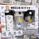 HELLO KITTY山姆商店HelloKitty保溫杯冷水杯套裝兒童kitty運動水杯水壺3件套 黑白款 （保溫杯1、冷水杯2）