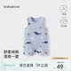 babylove【清倉(cāng)】嬰兒無(wú)袖連體衣夏季薄款透氣純棉衣服寶寶哈衣爬服夏裝