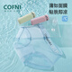 COFNI卡芙尼冰絲內(nèi)褲女士2025新款夏季超薄速干無痕字母中腰抑菌加長襠 藍(lán)色+綠色+白色+粉色： 禮盒裝 4條 L (165) 85-110斤
