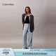 Calvin KleinJeans25早秋女士美式復(fù)古ck亞麻寬松慵懶垂感闊腿牛仔褲47C708G X1O-牛仔淺藍(lán) 25
