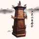 寺廟六角燒錢紙香爐祠堂戶外鑄鐵三層五層化經(jīng)爐露天訂制廠家復(fù)古 定制定金圖紙