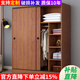柏紋樹(shù) 衣柜臥室實(shí)木衣柜輕奢兩門(mén)小戶(hù)型簡(jiǎn)約北歐推拉門(mén)木質(zhì)衣柜組合 120*50*180cm主柜【B款】 環(huán)保板材