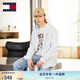 TOMMY JEANS【棉麻混紡】25新款春夏男裝純色休閑中性簡約襯衫外套20875 淡藍(lán)色C3Q L