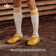 adidas「T頭鞋」HANDBALL SPEZIAL板鞋德訓(xùn)鞋男女阿迪達(dá)斯三葉草 黃色/乳白色 42