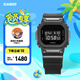 卡西歐（CASIO） G-SHOCK GM-5600 樹脂 時尚運動防水男士手表石英手表 GM-5600UB-1PR-200米防水