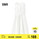 森馬（Semir）連衣裙女顯瘦收腰長裙溫柔2025夏季氣質(zhì)木耳邊背心裙107425114060