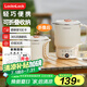 樂(lè)扣樂(lè)扣折疊水壺 便攜式燒水壺家用電熱水壺養(yǎng)生壺電水壺電煮鍋電火鍋燒水杯旅游用