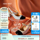 NINE WEST玖熙單鞋瑪麗珍女鞋2025新款一字帶涼鞋時尚法式小香風淺口真皮 黑/淺藍 NK202001KK 39
