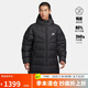 耐克NIKE羽絨服男長(zhǎng)款保暖WR 650-D FLD PARKA外套FB8180-010黑L
