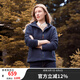LAFUMA樂(lè)飛葉戶外秋冬寬松抓絨衣女搖粒絨外套雙面絨上衣 LFJA2CR60 暮藍(lán)N4 165/84A（38）