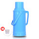 暖壺皮家用老式熱水瓶加厚外殼開(kāi)水瓶熱水壺殼3.2L/2.0L/1.6L 3.2升/藍色（僅外殼無(wú)內膽）