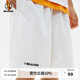 BEASTER潮流運(yùn)動(dòng)速干夏季短褲反光印花薄款夏季五分褲情侶 白色 XL
