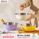 摩登主婦304食品級(jí)不銹鋼盆瀝水籃家用廚房料理洗菜盆和面揉面盆 【混色4件套】盆+瀝水籃