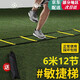 DUTRIEUX 敏捷梯運(yùn)動(dòng)足球訓(xùn)練器材籃球腳步繩梯步伐軟梯跳格梯 6米12節(jié)敏捷梯