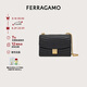 菲拉格慕（Ferragamo）女士黑色肩包 0776511 禮物送女友