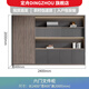 定舟背景柜文件柜老板木質(zhì)落地儲(chǔ)物柜簡(jiǎn)約輕奢收納文件柜辦公室資料柜 六門(mén)文件柜