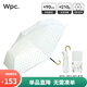 Wpc.遮陽傘復(fù)古高顏值三折小巧晴雨兩用太陽傘防曬防紫外線彎鉤傘 黑膠波點復(fù)古傘米白WSF-2401-WS2