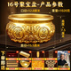 友顏堂聚寶盆純黃銅風(fēng)水擺件八方來(lái)財發(fā)財樹(shù)辦公室開(kāi)業(yè)客廳招財擺件銅制 八方來(lái)財【純黃銅約16cm】紅色旋轉底座+12豪禮
