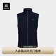 KAILAS凱樂石男款A(yù)C40棉服馬甲PRIMALOFT保暖戶外登山徒步立領(lǐng)P棉外套 玄青黑 M