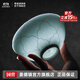 景德鎮(zhèn)（jdz）官方高溫陶瓷碗盤餐具組合無鉛純色高顏值吃飯碗碟喬遷搬家禮物 影青-4.5英寸飯碗（兩只裝）