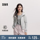 森馬（Semir）外套女短款插肩袖小個子潮2024冬季加絨緊身連帽夾克109724108015