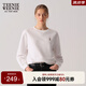Teenie Weenie小熊女裝衛(wèi)衣2025春季新款學(xué)院休閑美式圓領(lǐng)上衣 中灰色 165/M