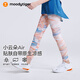 moodytiger女童涼感防曬夏季兒童運動褲透氣速干高彈印花瑜伽褲| 小云朵Air