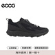 愛步（ECCO）男鞋運動休閑鞋 舒適透氣 減震耐磨 皮革鞋面 820264黑色 43