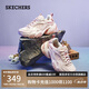 斯凱奇（Skechers）機(jī)甲鞋女鞋夏季運(yùn)動(dòng)鞋厚底增高老爹鞋緩震輕便透氣休閑鞋149916