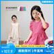 LUSON陳大豬女童夏季連衣裙2025新款兒童裙子洋氣時髦小女孩長裙泡泡袖