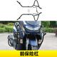 優(yōu)束適配新款2025款雅馬哈nmax155改裝摩托車猛士保險杠防摔防撞護杠 NMAX155前杠(黑色磨砂)