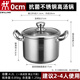 雙立人（ZWILLING）316不銹鋼特高湯鍋加厚加深家用煲湯煮粥鍋奶瓶消毒鍋電磁爐燃氣 材質(zhì)內(nèi)徑高湯鍋 2-3人適用 20cm
