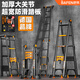 巴芬BAFEN 伸縮梯多功能人字梯可折疊鋁合金工程加厚可升降登高便攜家用直梯 多功能3.3+變直梯6.6米【加寬踏板+拱橋防晃】 *1